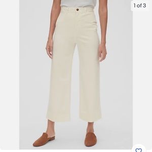 GAP HIGH WAIST CROP FLARE PANTS